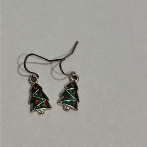 LAST CHANCE Christmas tree earrings
